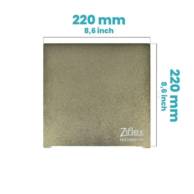 Ziflex PEI plateau flexible texturé 220x220 Ender-3