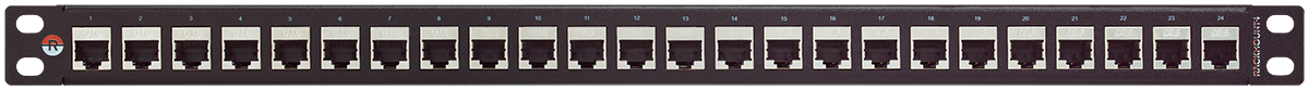 RACKMOUNT.it AC-PP2-BLK panneau 24 ports blindé 2/3U
