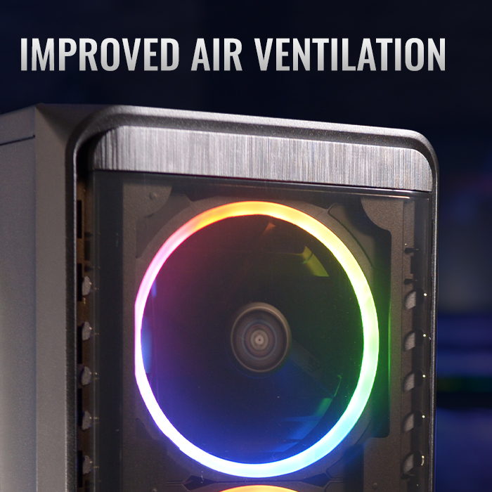 AeroCool SI-5200 RGB boîtier PC moyen tour noir