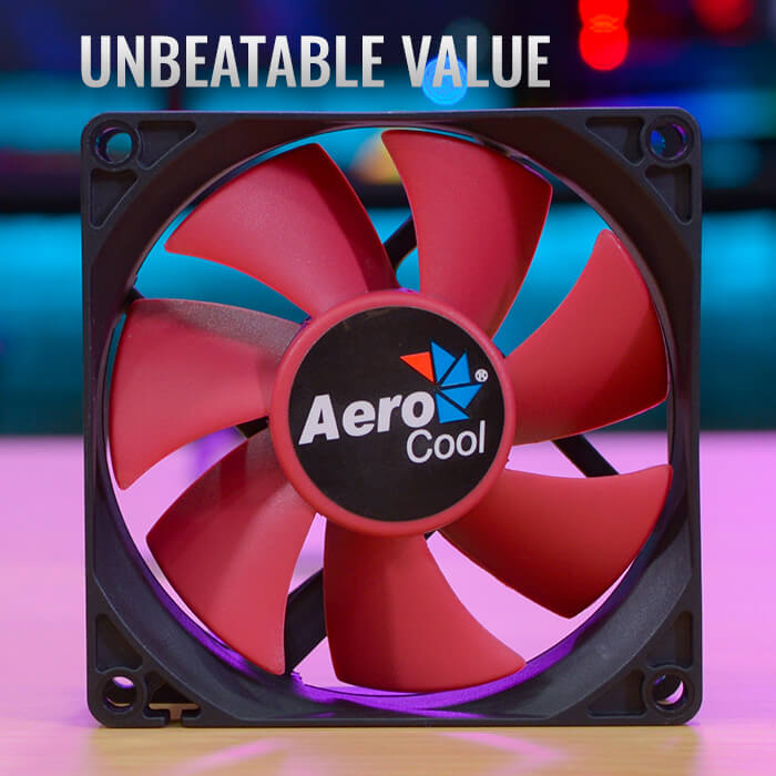 AeroCool Force 8 ventilateur PC 80 mm 1500 tr/min