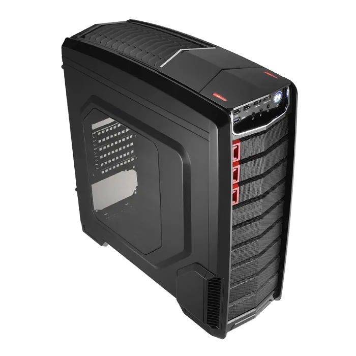 AeroCool GT-A boîtier PC moyen tour noir vitre acrylique