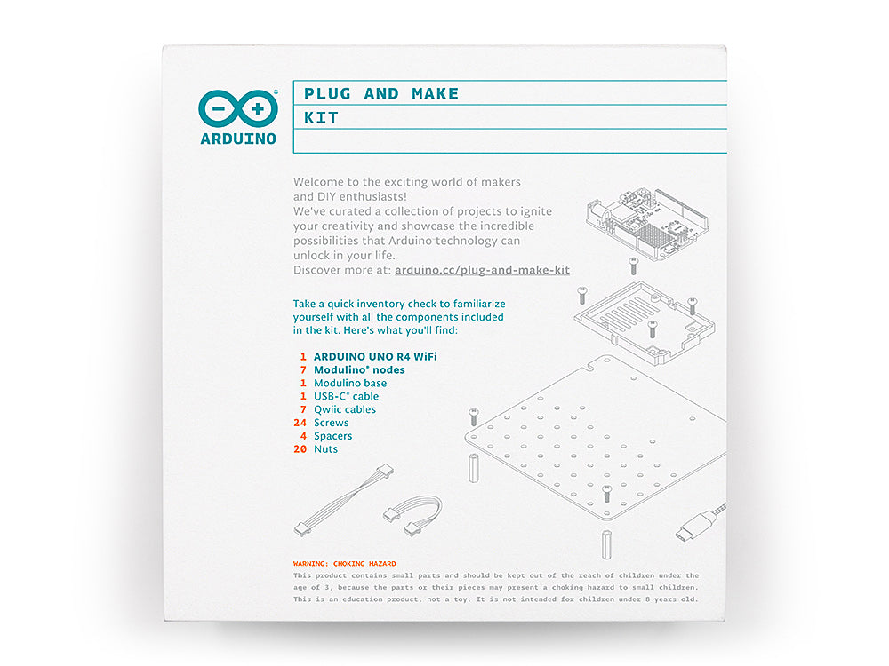 Arduino Plug and Make Kit démarrage 7 projets Modulino
