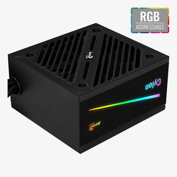 AeroCool Cylon 600W alimentation PC ATX ARGB 80Plus