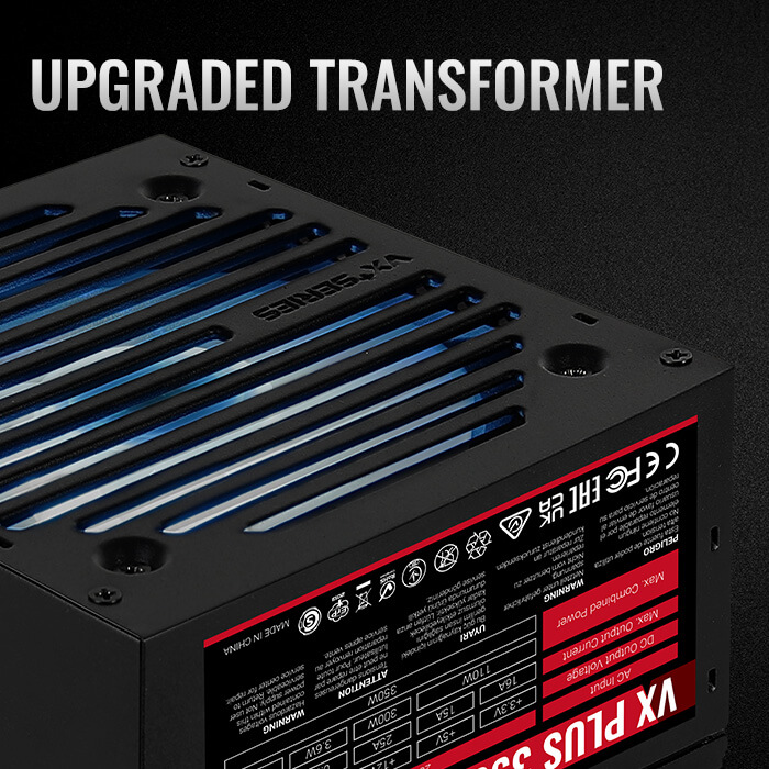 AeroCool VX PLUS 350 RGB Alimentation PC 350W ATX