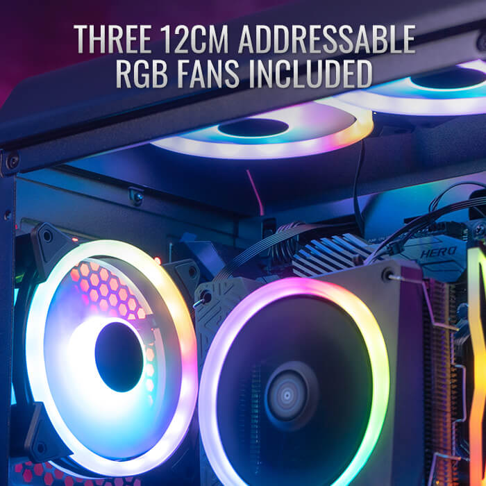 AeroCool Splinter Duo boîtier PC RGB vitré