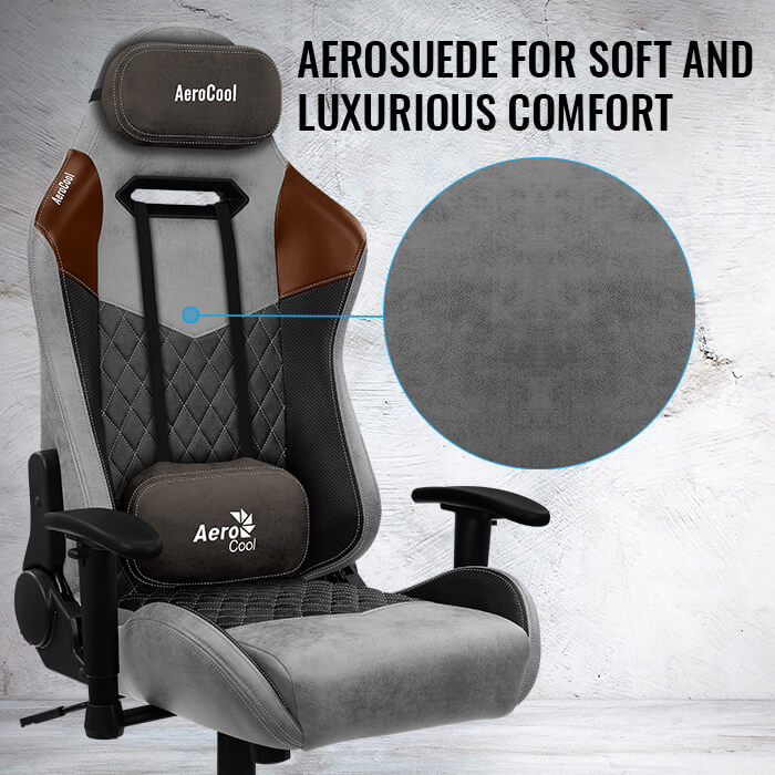 AeroCool Duke chaise gaming tissu respirant 150kg