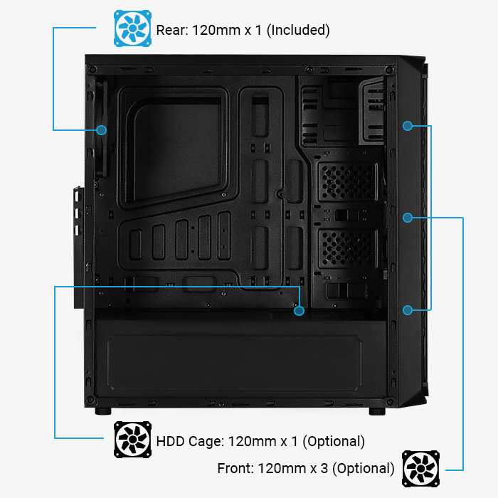 AeroCool SI-5200 Window boîtier PC acrylique