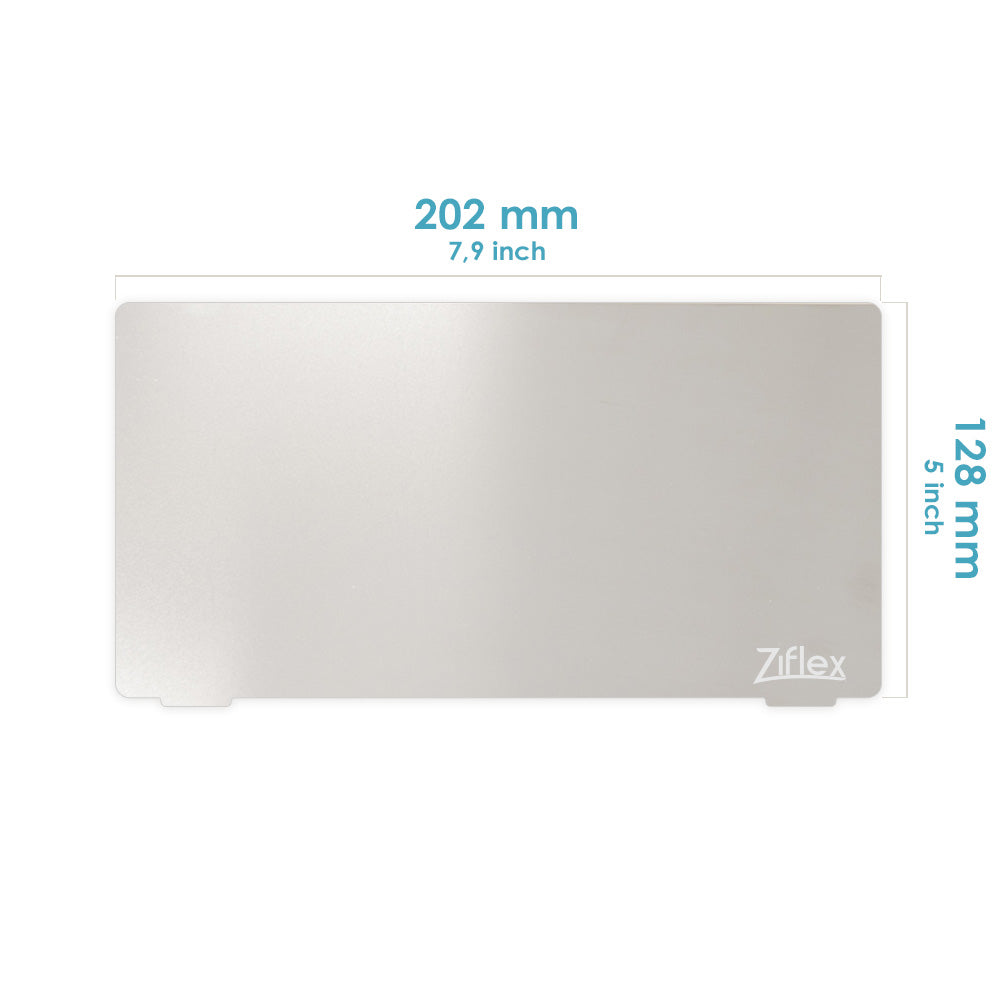 Ziflex Starter Kit Résine Plateau 202x128 mm Photon Mono X Acier