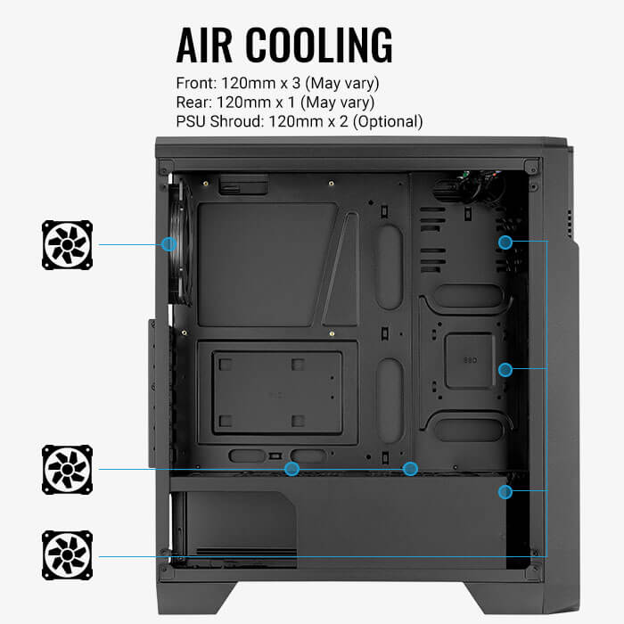 AeroCool Ore Acrylic boîtier PC panneau acrylique