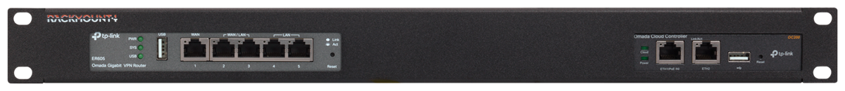 RACKMOUNT.it RM-OM-T1 kit rack 19" Omada ER605 OC200
