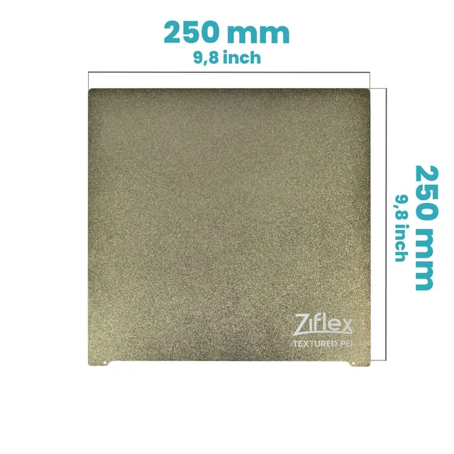 Zimple Ziflex PEI surface supérieure 250x250 mm Voron 250