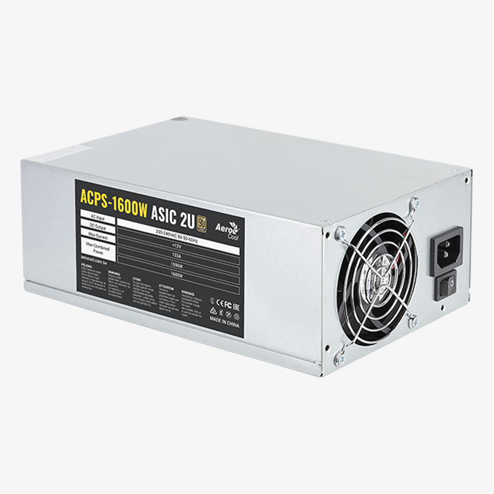 AeroCool ACPS-1600W ASIC Alimentation Mining 1600W 2U