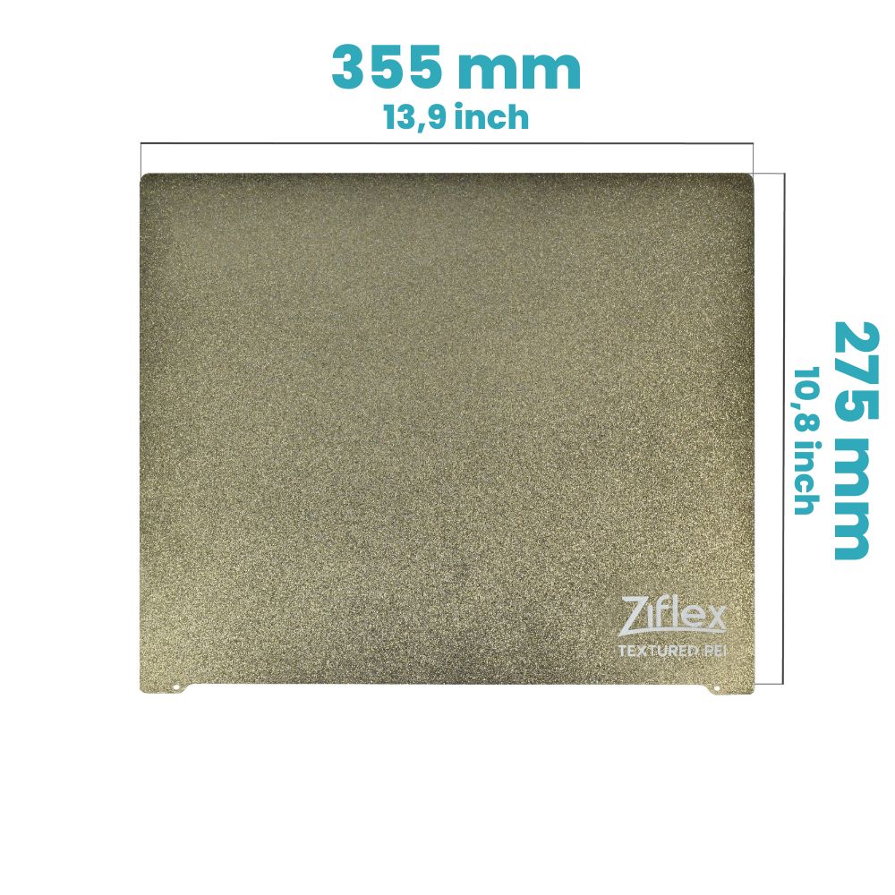 Ziflex PEI surface supérieure texturée 355x275 Ultimaker S5