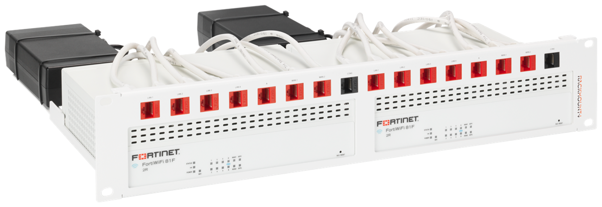 RACKMOUNT.it Fortinet RM-FR-T22 kit rack 19" FG-80F-PoE Duo