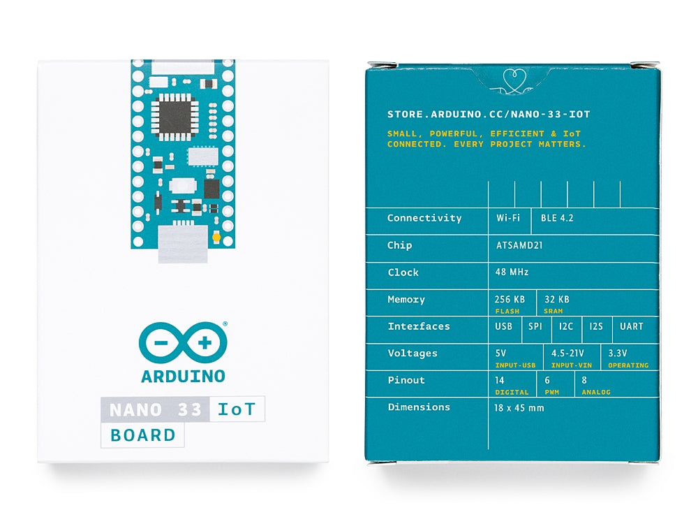 Arduino Boards & Modules Nano 33 IoT carte WiFi
