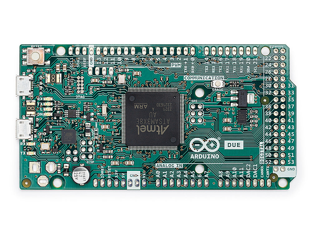 Arduino Due carte microcontrôleur ARM 32 bits sans headers