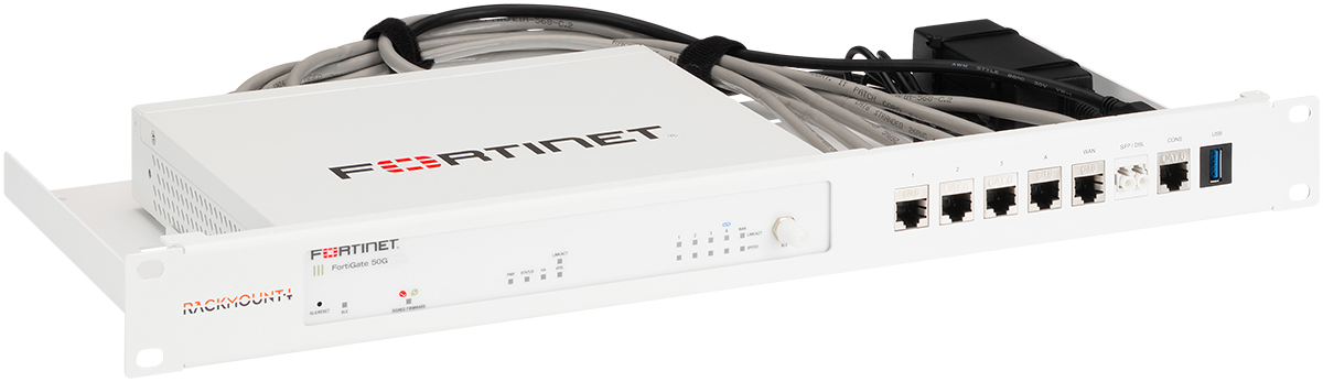 RACKMOUNT.it Fortinet Industrial RM-FR-T21I kit rack FG 50G blindé