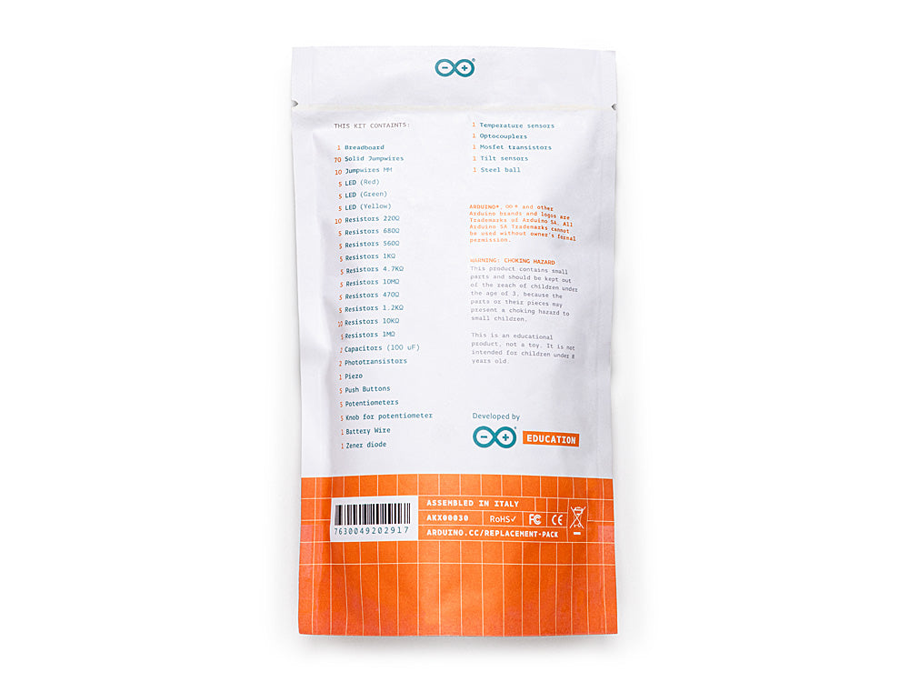 Arduino Accessories Replacements Pack 183 pièces classe