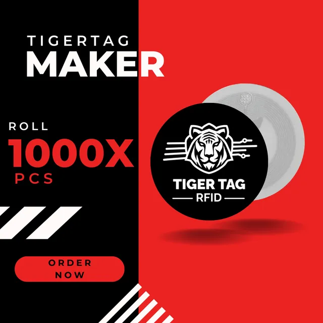 Zimple TigerTag Maker Puces NFC Filament Lot de 10
