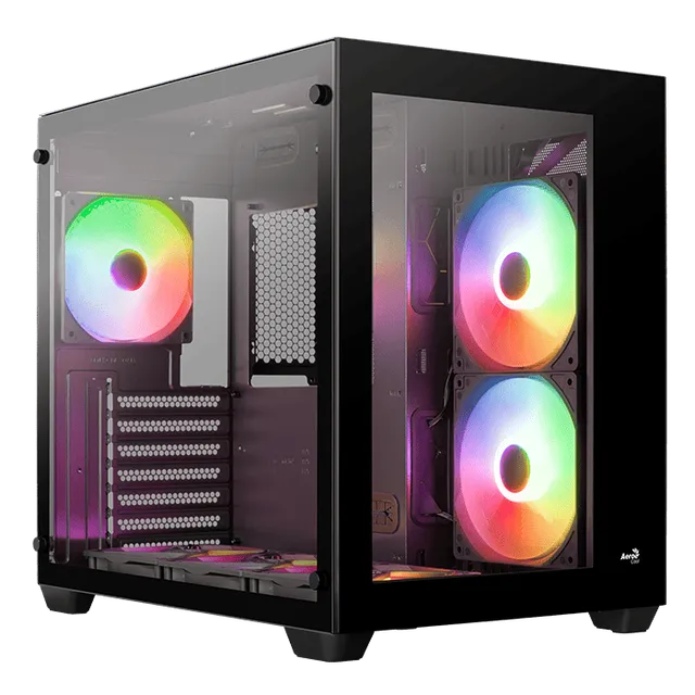 AeroCool Dryft boîtier gamer noir vitré