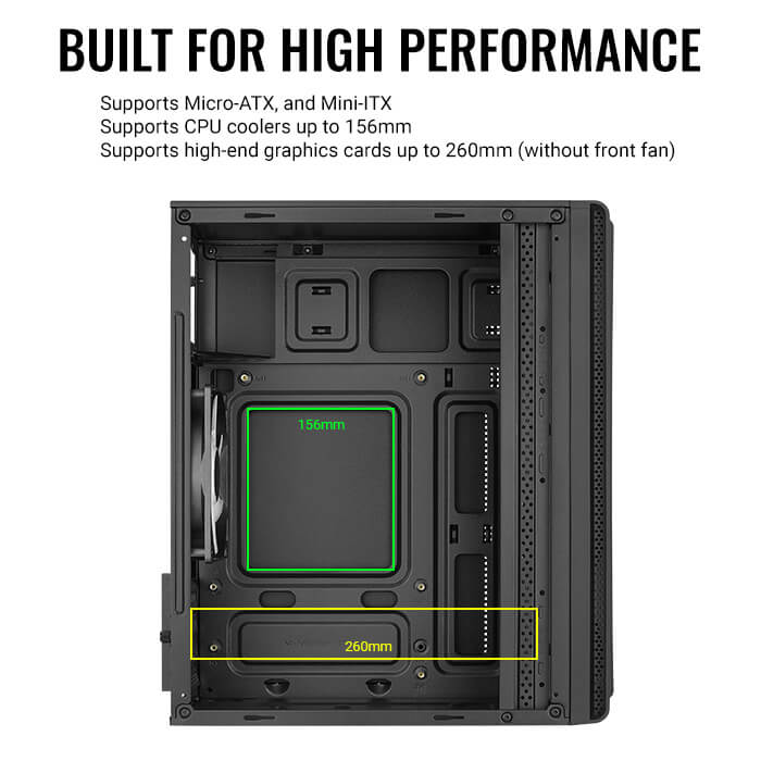 AeroCool Evo Mini Boîtier PC Mini-Tour Compact