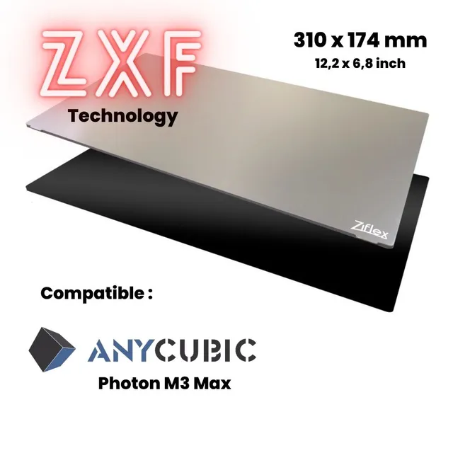 Zimple Ziflex Résine Starter plaque 310x174 M3 Max