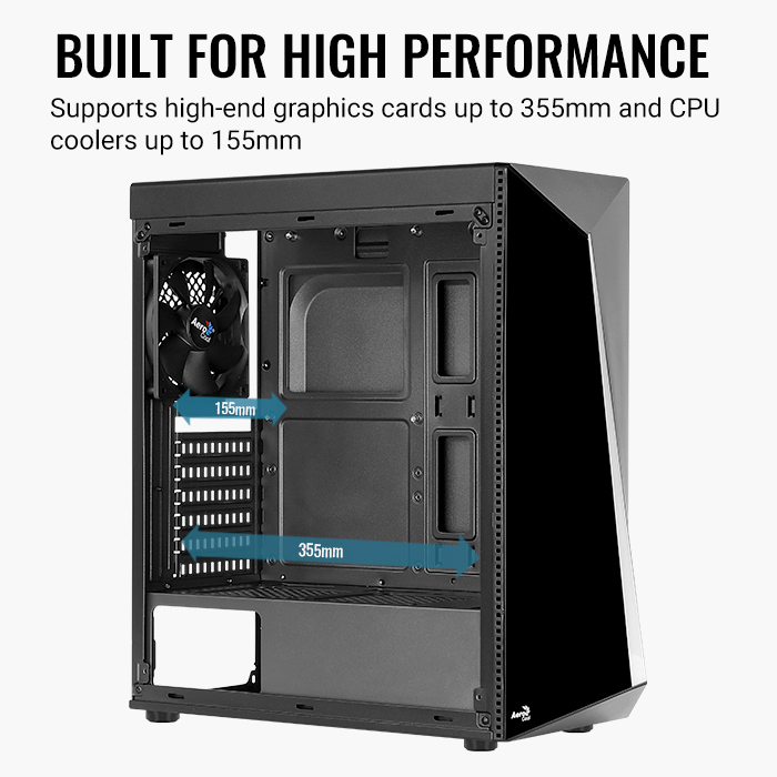AeroCool Shard Tempered Glass boîtier PC RGB