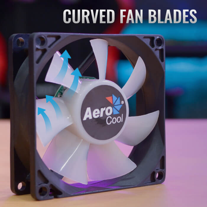 AeroCool Frost 8 ventilateur boîtier 80 mm RGB 1500 RPM