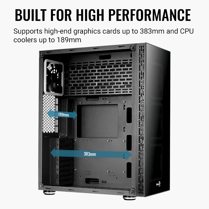 AeroCool Tor Pro tour boîtier PC ARGB verre trempé E-ATX