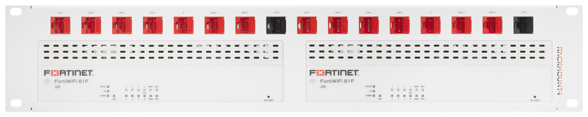 RACKMOUNT.it Fortinet RM-FR-T22 kit rack 19" FG-80F-PoE Duo