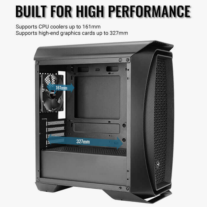 AeroCool Aero One Mini boîtier PC mini tour verre trempé