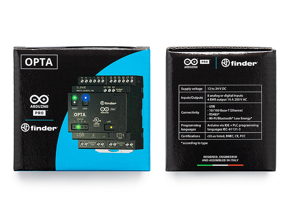 Arduino Opta RS485 automate micro PLC Ethernet USB-C