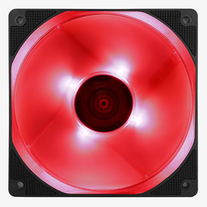 AeroCool Motion 12 Plus Red ventilateur PC LED rouge 120mm