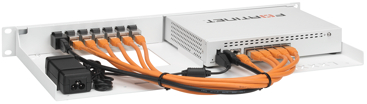 RACKMOUNT.it Fortinet Industrial RM-FR-T14I kit rack 19" FG-40F blindé