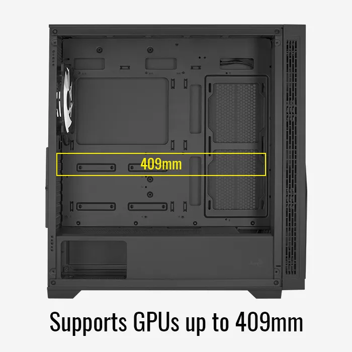 AeroCool Geoflow boîtier PC moyen tour noir