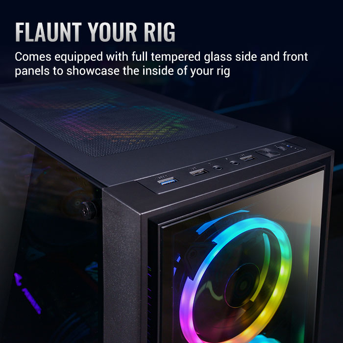 AeroCool Quartz REVO boîtier PC verre trempé ARGB