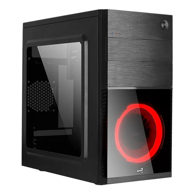 AeroCool CS-105 Red boîtier PC mini tower rouge LED