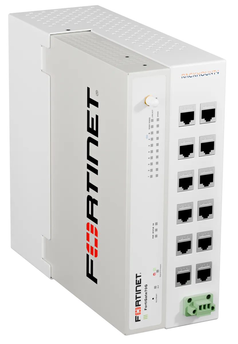 RACKMOUNT.it Fortinet RM-FR-D10 support DIN FortiGate 70F 60E/F