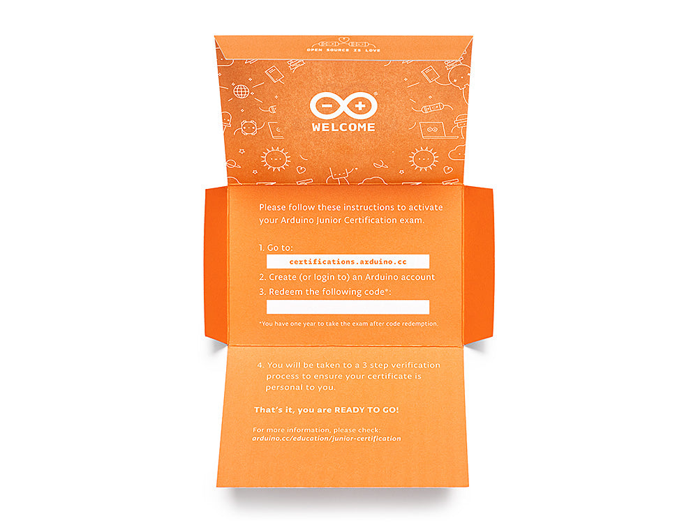 Arduino Certification Junior Bundle examen officiel 14+