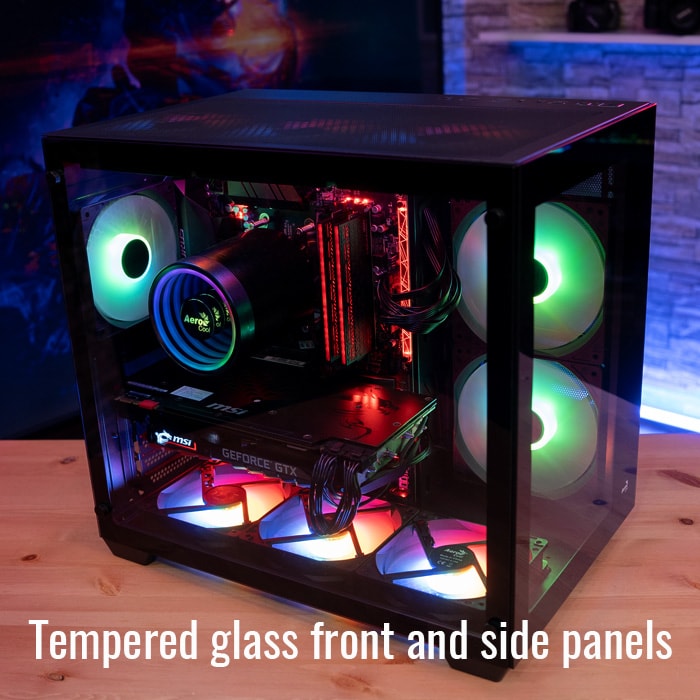 AeroCool Dryft boîtier gamer noir vitré