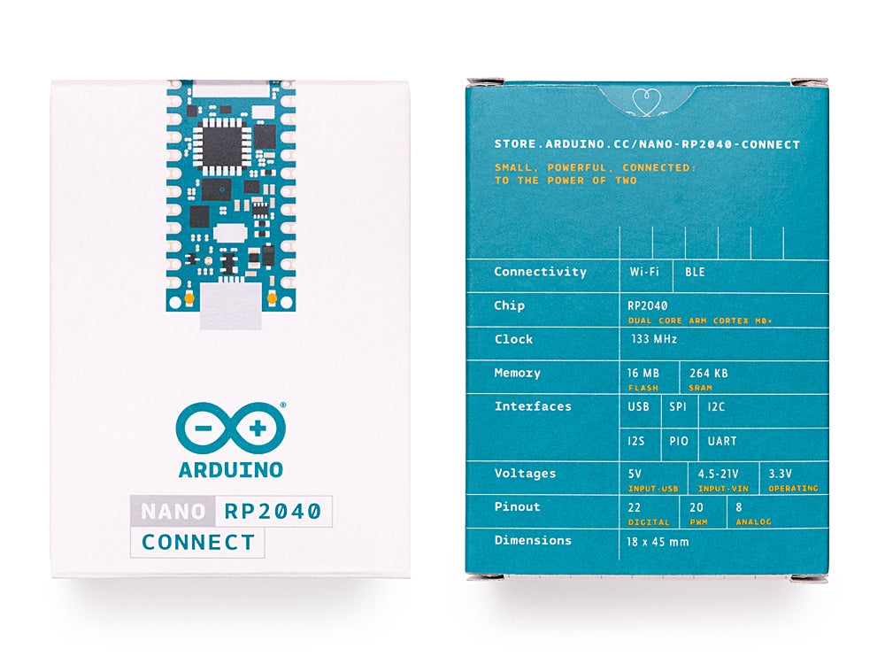 Arduino Nano RP2040 Connect carte WiFi Bluetooth