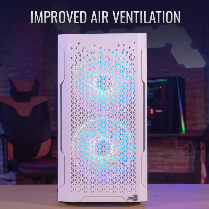 AeroCool Trinity Mini White boîtier PC mini blanc