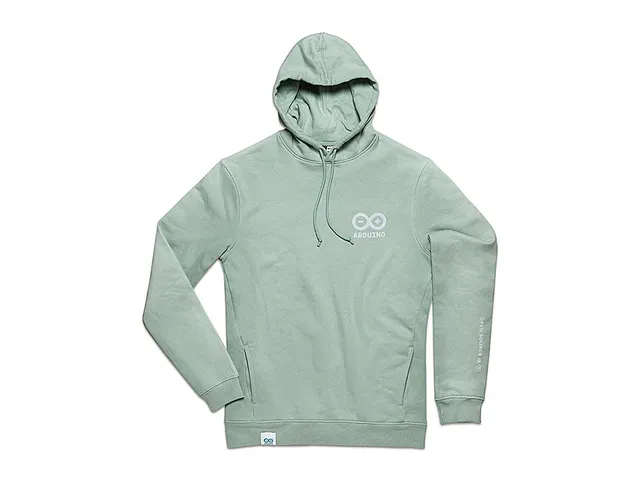 Arduino Organic Hoodie A/W 22 sweat vert menthe L
