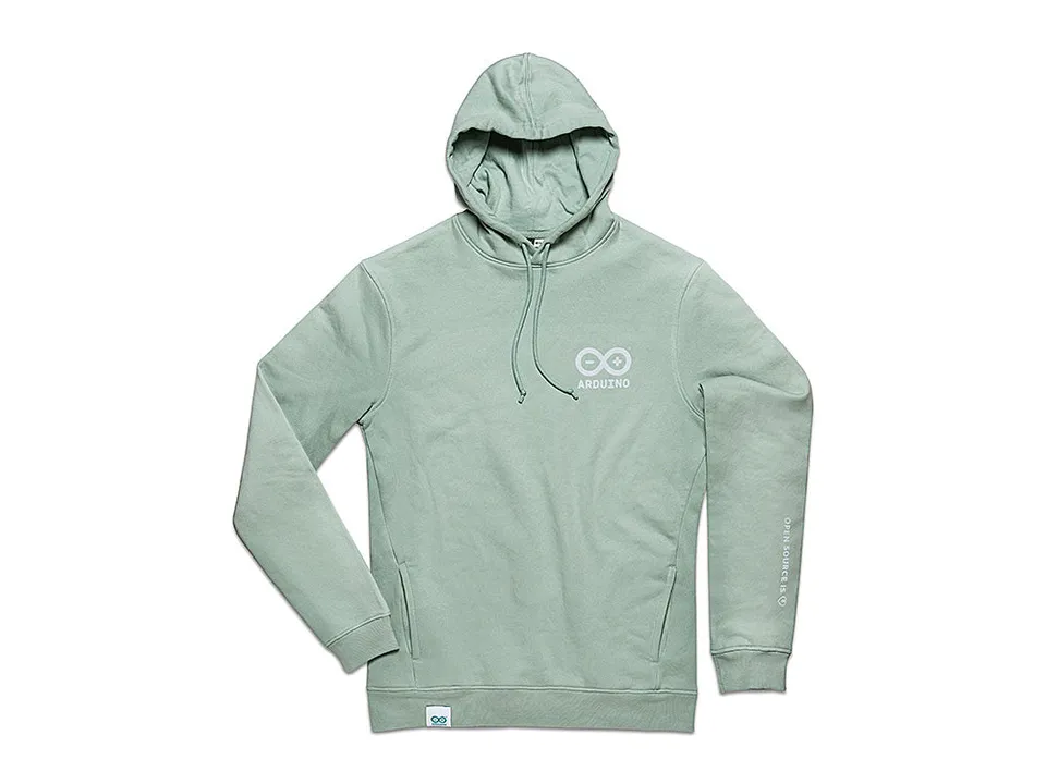 Arduino Organic Hoodie A/W 22 sweat vert menthe L