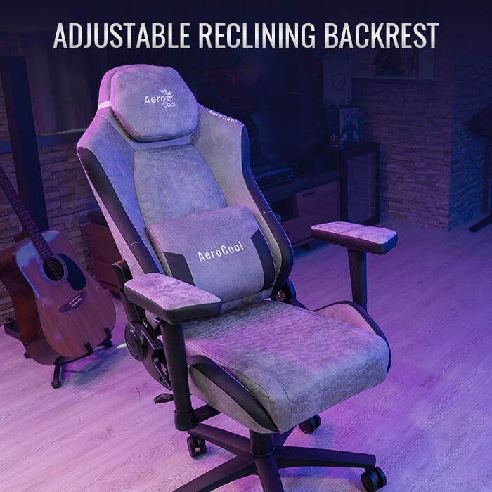 AeroCool CROWN AeroSuede chaise gaming tissu suède