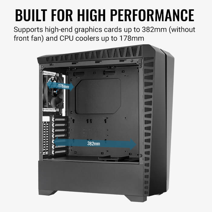 AeroCool Scar boîtier PC moyen tour RGB verre trempé