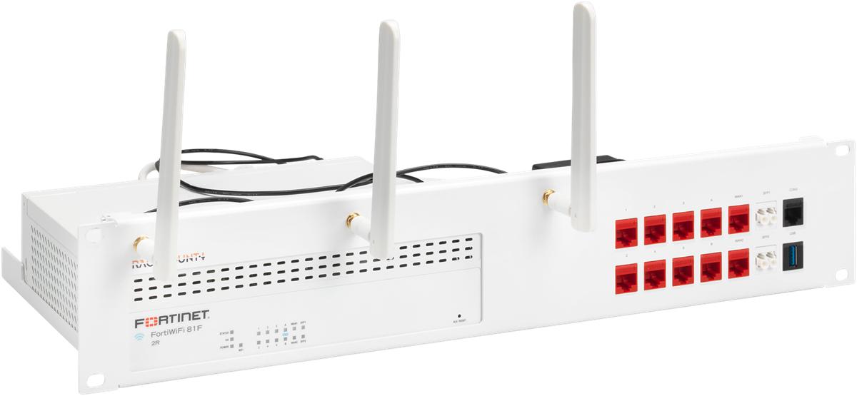 RACKMOUNT.it Fortinet Standard RM-FR-T18 kit rack FG 80F PoE