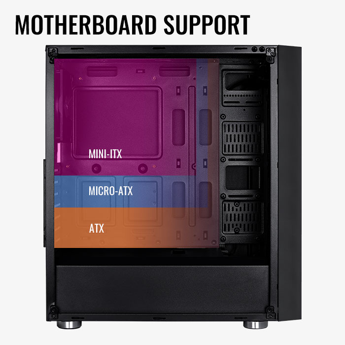 AeroCool Quartz REVO boîtier PC verre trempé ARGB