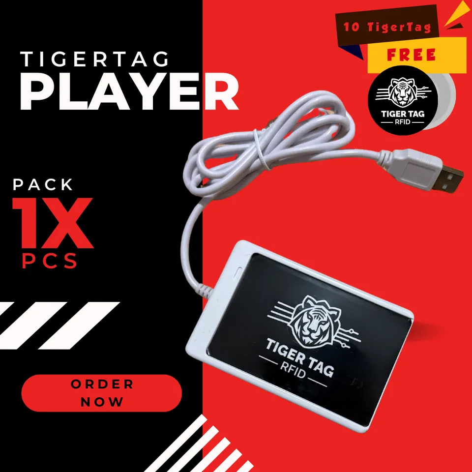 TigerTag Player lecteur NFC USB x1 pour Maker et Refill