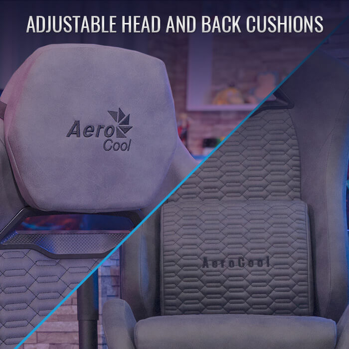 AeroCool ROYAL AeroSuede chaise gaming tissu respirant